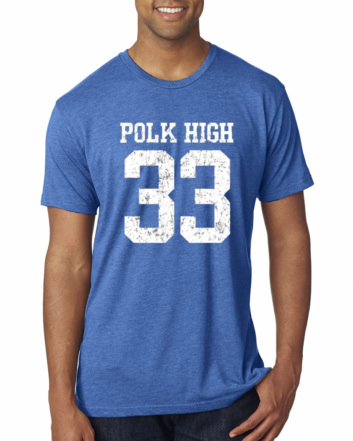 Polk High Bundy 33 Married with Children Fan Pop Culture Mens Premium Tri Blend T-Shirt