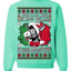 Funny Italian Christmas Donkey Ugly Christmas Sweater Crewneck Sweatshirt