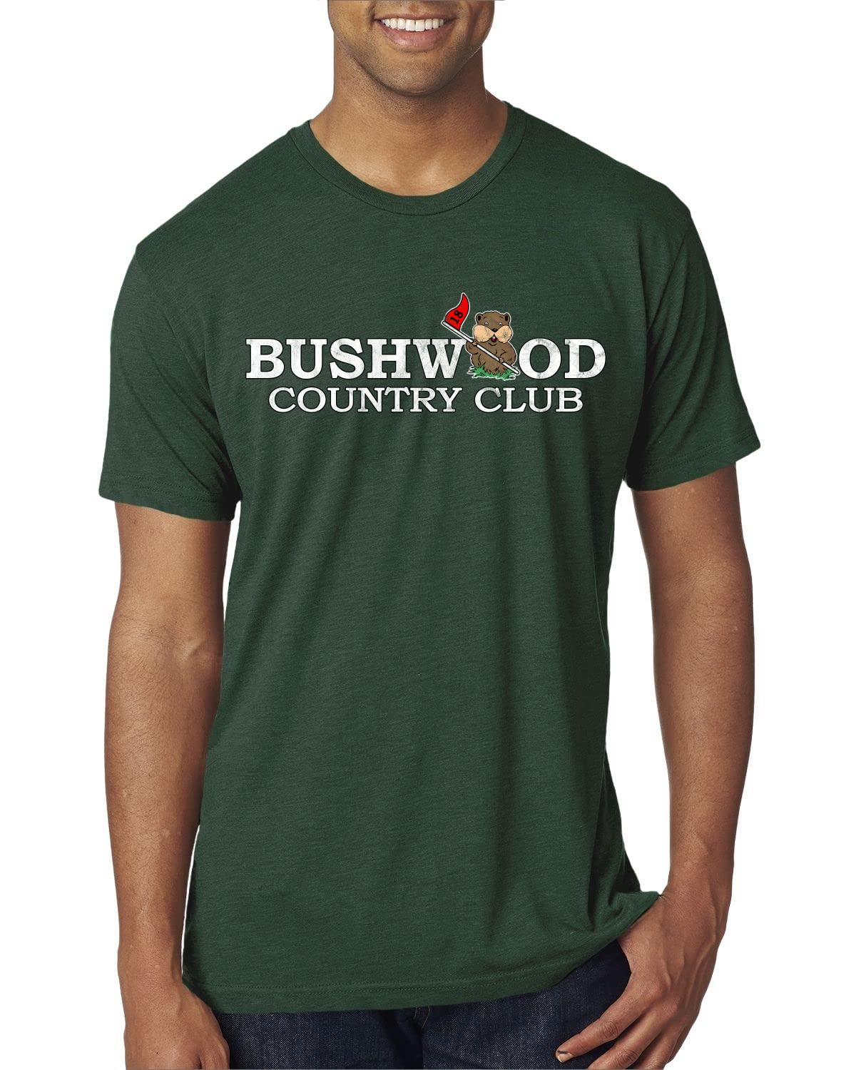 Bushwood Country Funny Golfing Shirt Humor Mens Premium Tri Blend T-Shirt