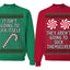 It Isn't Going to Lick Itself Candy Cane They Won't Suck Themselves Funny Couples Sweatshirt