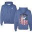US Flag Ford Bronco Cars and Trucks Front and Back Unisex Hoodie Sweatshirt