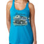 Classic Vintage Ford Bronco Enjoy The Ride Cars and Trucks Tri-Blend Racerback Tank Top