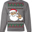 Santa Knows You've Been a Dumb Bitch Funny Vulgar Ugly Christmas Sweater