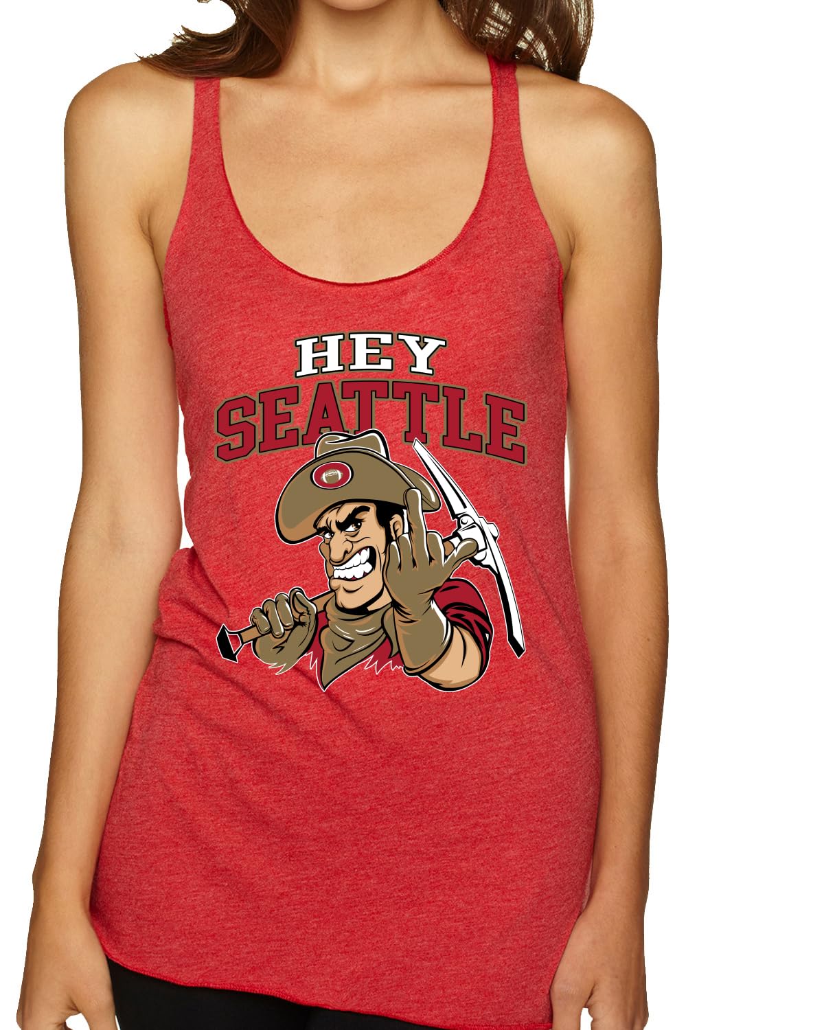 San Francisco Fan | SF Fantasy Football Sports Women's Triblend Racerback Tank