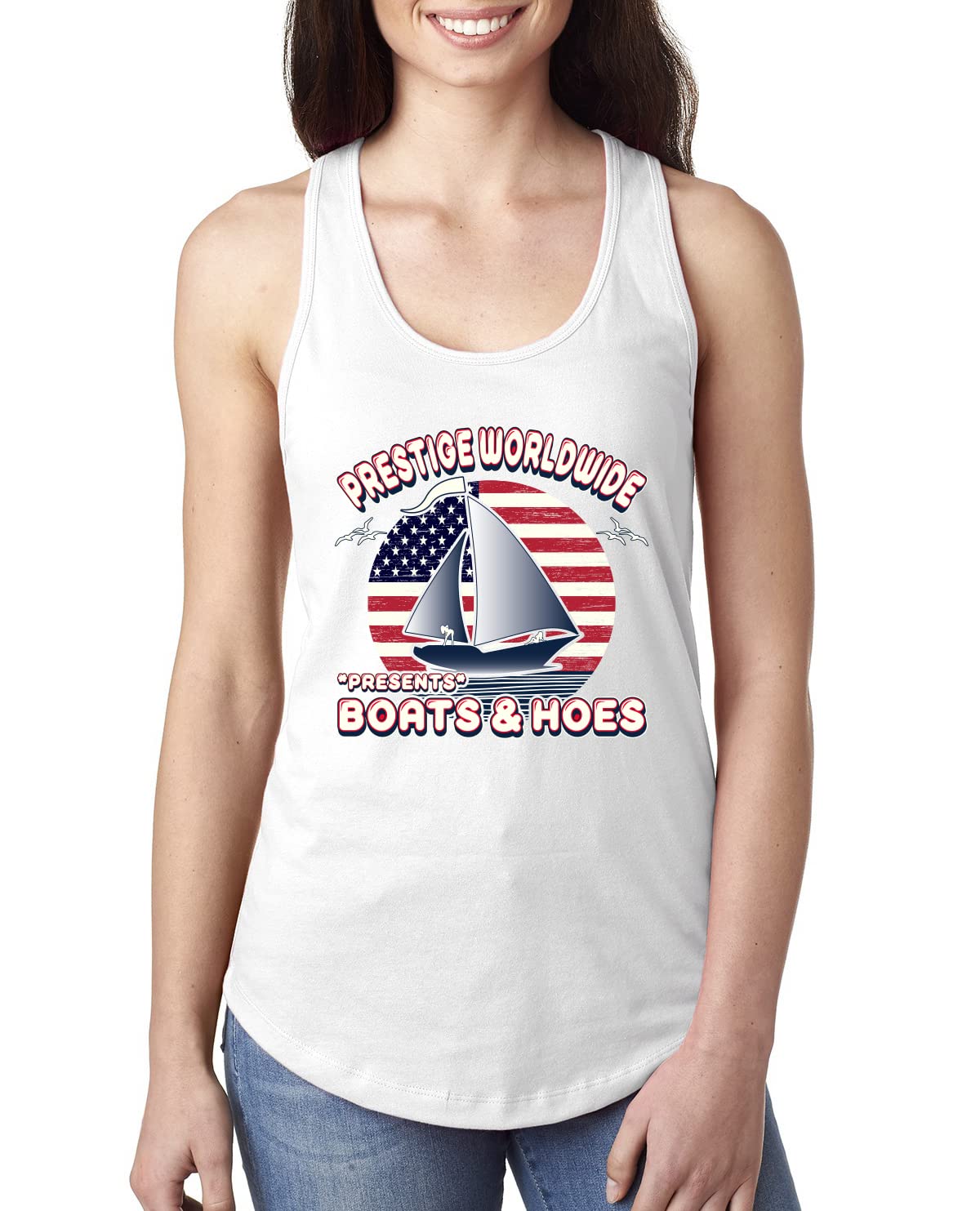 Funny Catalina Wine Mixer Island Pop Culture Ladies Racerback Tank Top