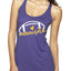 Football Hometown Fan Heart Script Writing Sports Tri-Blend Racerback Tank Top