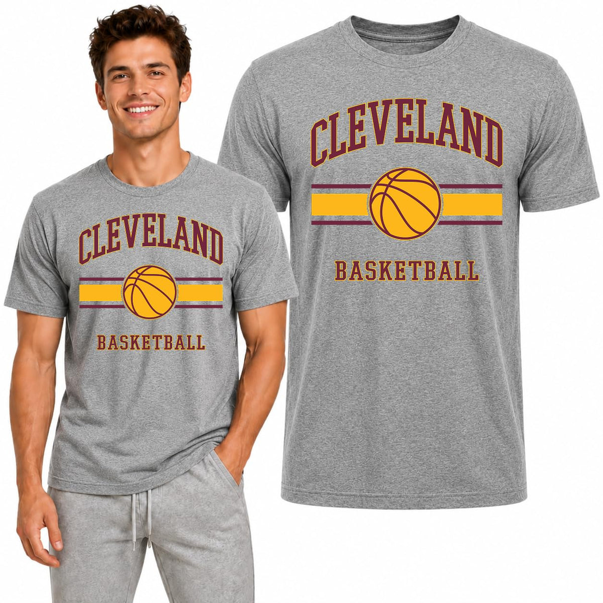 Basketball Fantasy Fan Sports Unisex Light Cotton Tee for Men Women Fans Sports