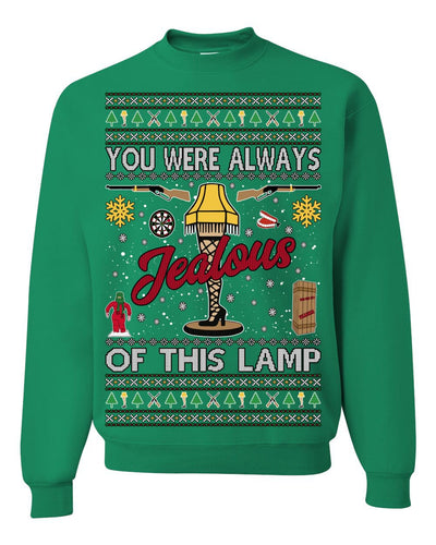 Fragile Leg Lamp Ugly Christmas Sweater Unisex Crewneck Graphic Sweatshirt
