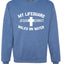 My Lifeguard Walks on Water Jesus Christ Bible Inspirational/Christian Unisex Crewneck Sweatshirt