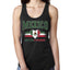 Flag Heart Soccer Fan, Women's Novelty Shirt, Game Day Gift for Her Racerback Tank Top