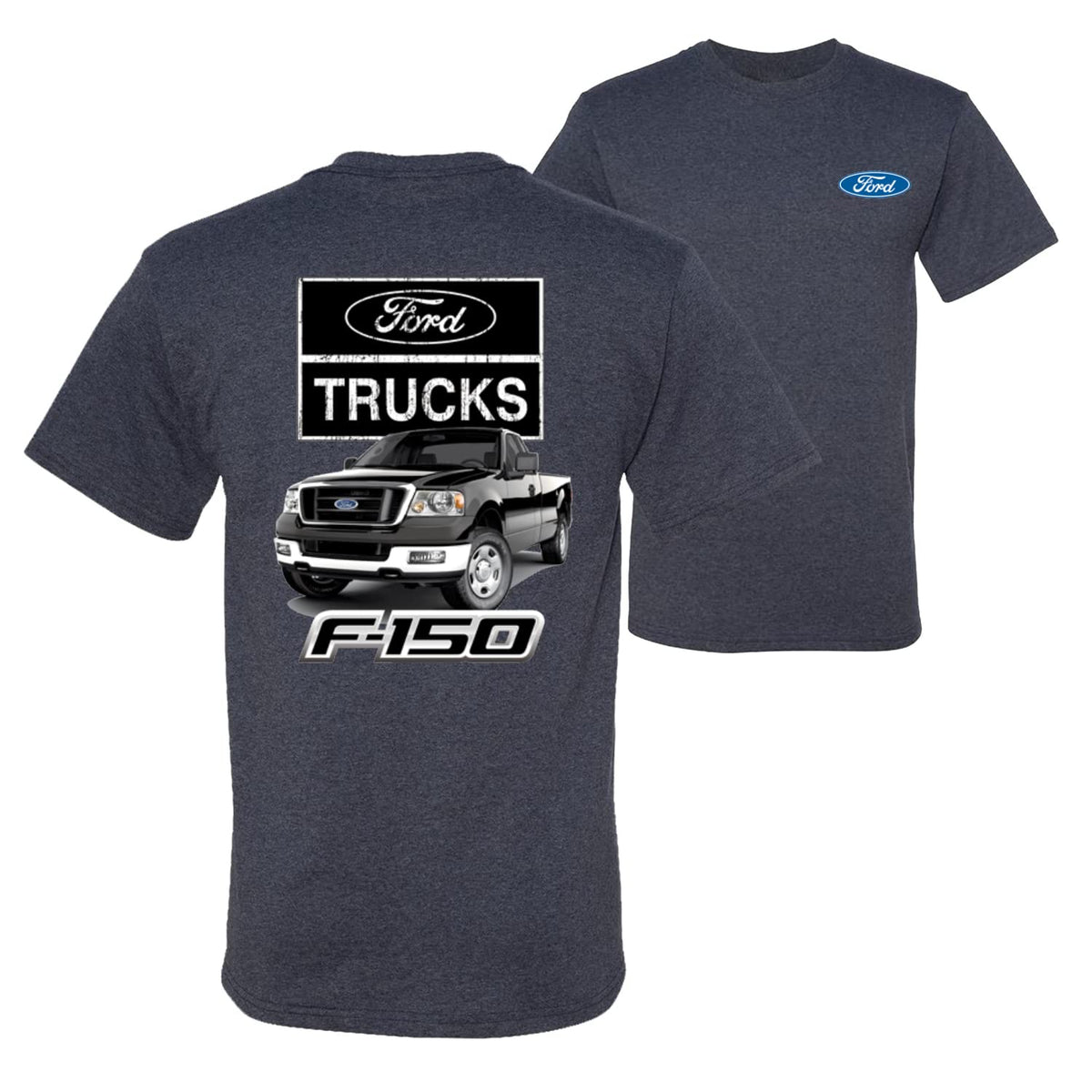 Ford Trucks F150 Pickup Cars and Trucks Front and Back Men's Graphic T-Shirt