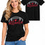 Womens Football Fan Cotton Tee Graphic We love City T Shirt