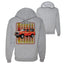 US Flag Ford Bronco Cars and Trucks Front and Back Graphic Zip Up Hoodie Sweatshirt