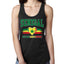 Flag Heart Soccer Fan, Women's Novelty Shirt, Game Day Gift for Her Racerback Tank Top