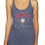 American Baseball Fan Vintage Distressed Field Sports Gift Tri-Blend Racerback Tank