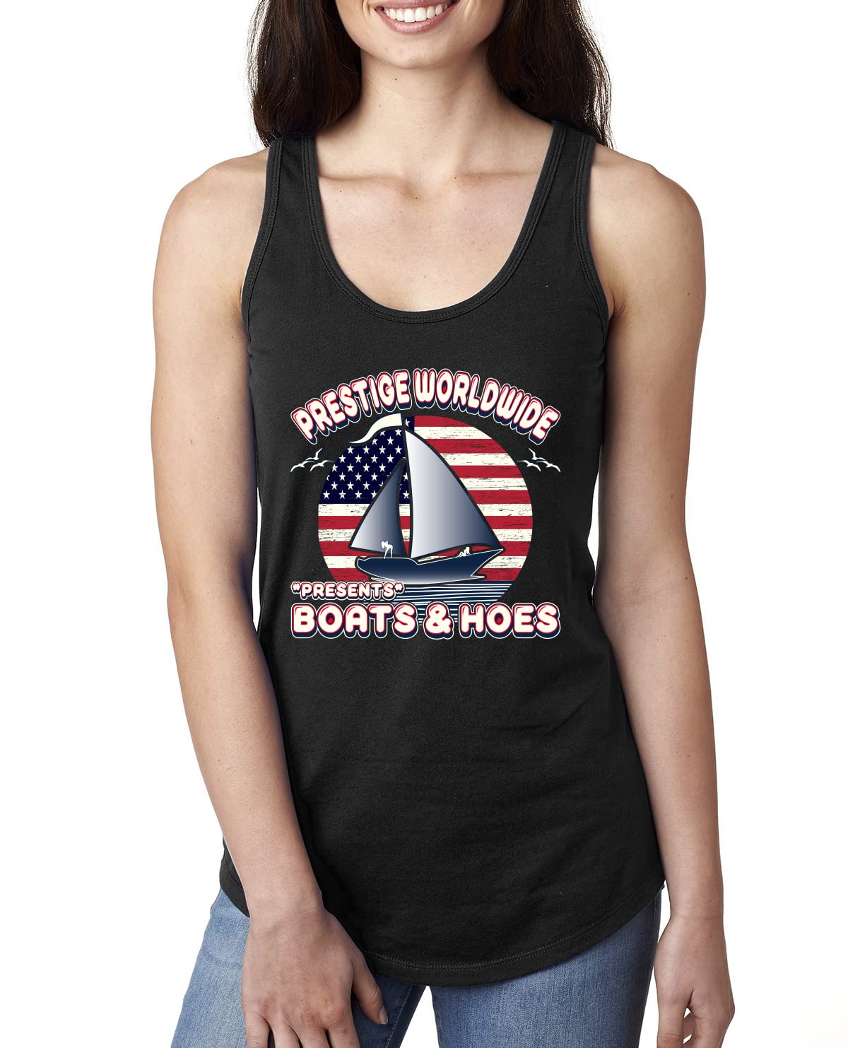 Funny Catalina Wine Mixer Island Pop Culture Ladies Racerback Tank Top