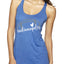 Football Hometown Fan Heart Script Writing Sports Tri-Blend Racerback Tank Top