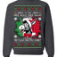 Funny Italian Christmas Donkey Ugly Christmas Sweater Crewneck Sweatshirt