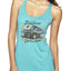 Classic Vintage Ford Bronco Enjoy The Ride Cars and Trucks Tri-Blend Racerback Tank Top