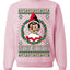 Snitches Get Stitches Ugly Christmas Sweater Unisex Crewneck Sweatshirt