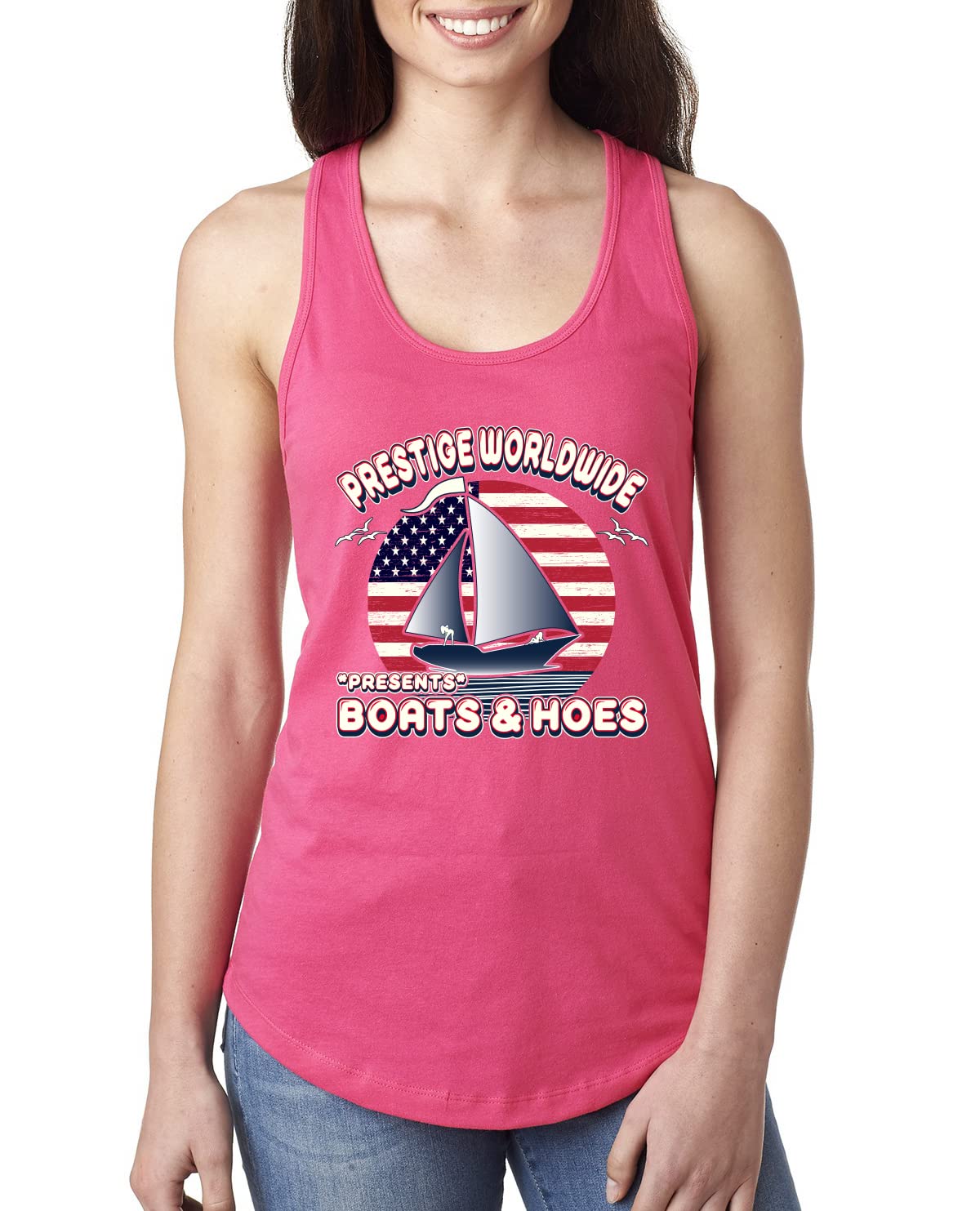Funny Catalina Wine Mixer Island Pop Culture Ladies Racerback Tank Top