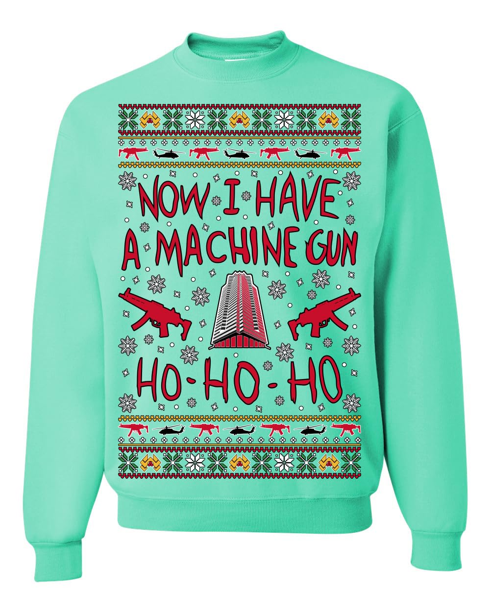 Nakatomi Christmas Party McClane Ugly Christmas Sweater Crewneck Sweatshirt
