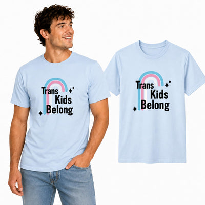 Trans Kids Belong Shirt, Transgender  LGBT Pride Men's T-Shirt