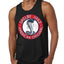 Shelby Cobra USA Logo Emblem Powered by Ford Motors Cars and Trucks Mens Tank Top