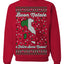 Funny Italian Christmas Donkey Ugly Christmas Sweater Crewneck Sweatshirt