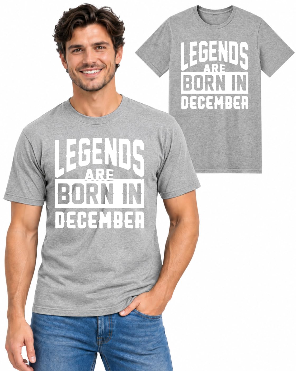 Legends Are Born Birthday T-Shirt, Mens Tee Gift Idea