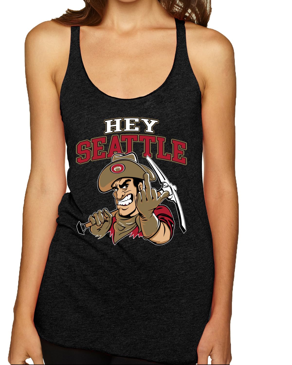 San Francisco Fan | SF Fantasy Football Sports Women's Triblend Racerback Tank