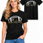 Womens Football Fan Cotton Tee Graphic We love City T Shirt