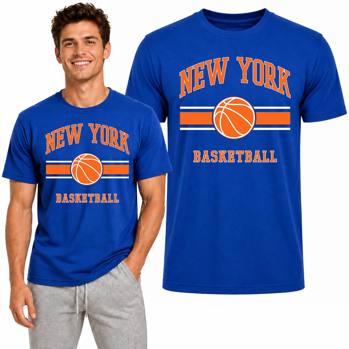 Basketball Fantasy Fan Sports Unisex Light Cotton Tee for Men Women Fans Sports