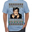 Funny Uncle Louis Classic Holiday 80s Xmas Movies Ugly Christmas Men's T-Shirt