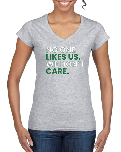 Grease The Poles Broad Street Phil Football Sports Womens Standard V-Neck Tee