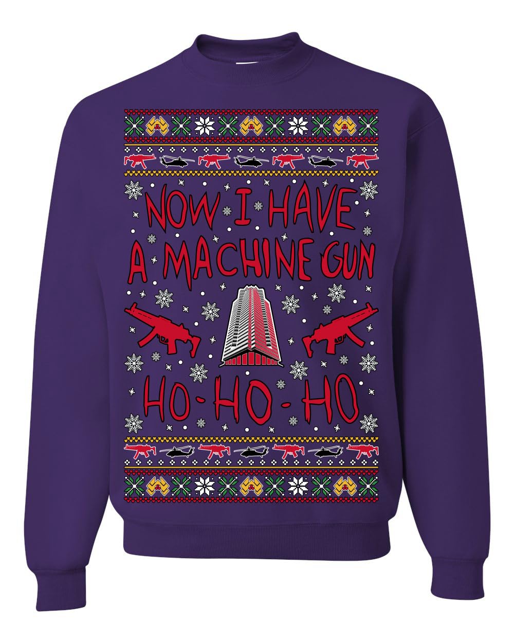 Nakatomi Christmas Party McClane Ugly Christmas Sweater Crewneck Sweatshirt
