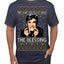 Funny Uncle Louis Classic Holiday 80s Xmas Movies Ugly Christmas Men's T-Shirt