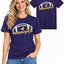 Womens Football Fan Cotton Tee Graphic We love City T Shirt