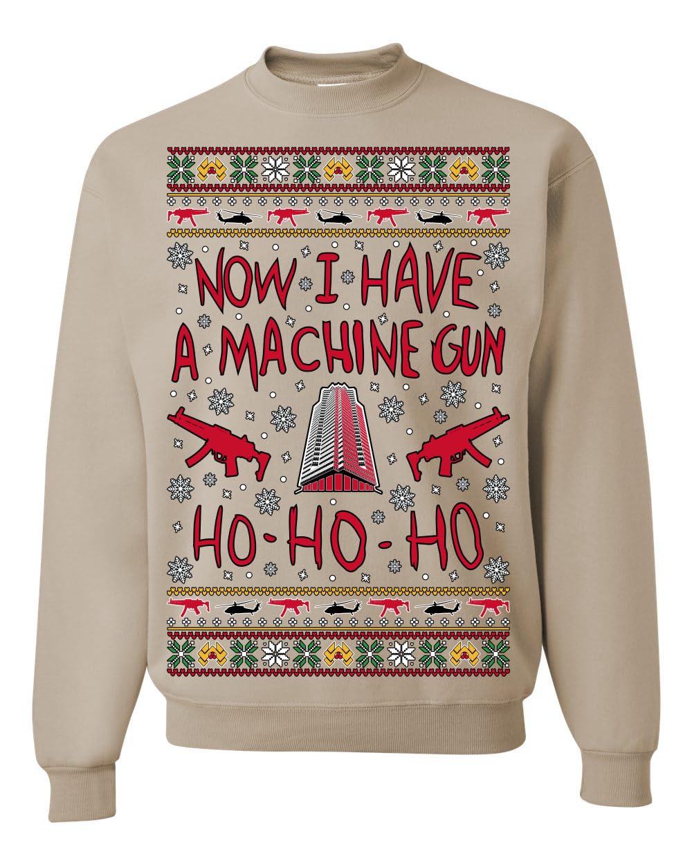 Nakatomi Christmas Party McClane Ugly Christmas Sweater Crewneck Sweatshirt