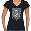 Grease The Poles Broad Street Phil Football Sports Womens Standard V-Neck Tee