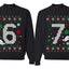 6 7 Meme Funny Matching Couple Sweatshirt Unisex Ugly Christmas Sweater