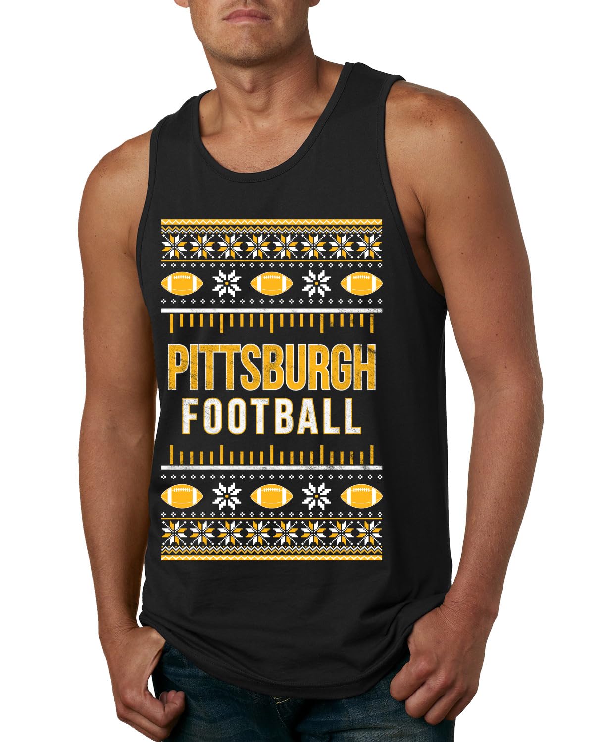 Pittsburgh Fan Pit Fantasy Football Sports Mens Tank Top