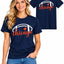 Womens Football Fan Cotton Tee Graphic We love City T Shirt