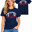 Womens Football Fan Cotton Tee Graphic We love City T Shirt