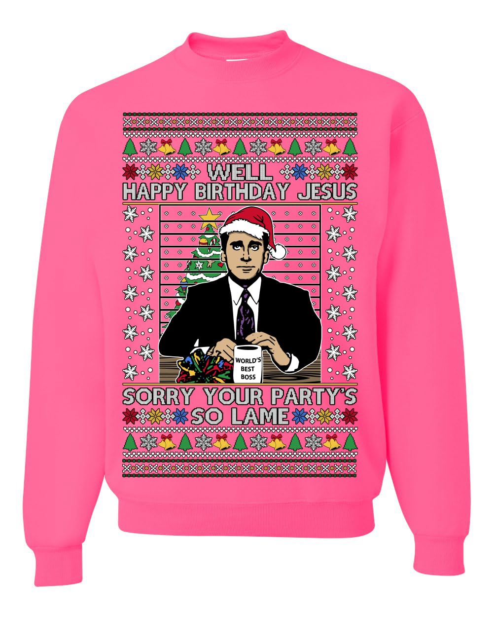 Well Happy Birthday Jesus Ugly Christmas Sweater Mens Womens Sweatshirt