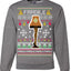 Fragile Leg Lamp Ugly Christmas Sweater Unisex Crewneck Graphic Sweatshirt