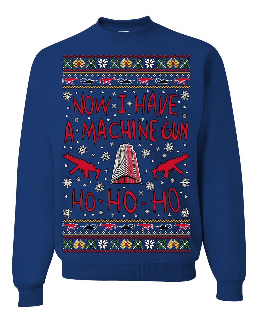Nakatomi Christmas Party McClane Ugly Christmas Sweater Crewneck Sweatshirt