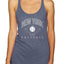 American Baseball Fan Vintage Distressed Field Sports Gift Tri-Blend Racerback Tank