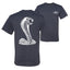Retro Ford Shelby Cobra Emblem Vintage White Logo  Front and Back  Cars and Trucks Men's T-Shirt