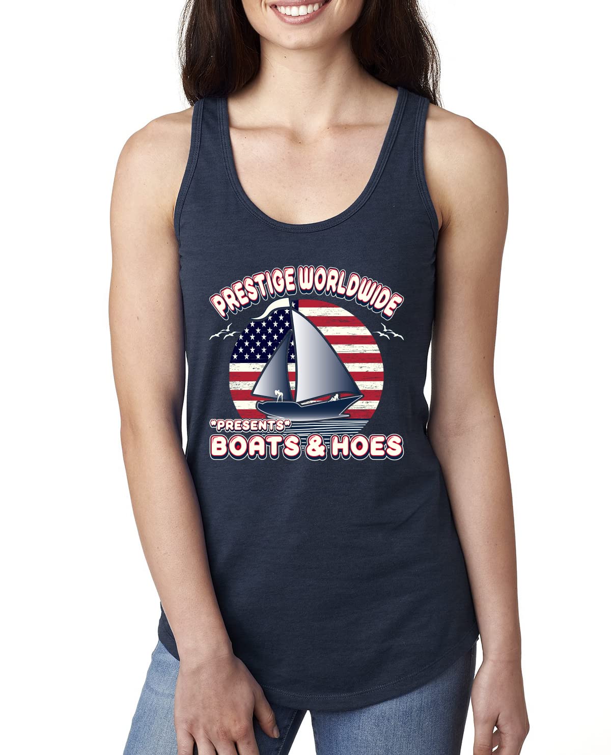 Funny Catalina Wine Mixer Island Pop Culture Ladies Racerback Tank Top